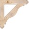 Ekena Millwork Funston Arts and Crafts Smooth Bracket w/ Offset Brace, Douglas Fir, 7 1/2"W x 40"D x 40"H BKT0806X40X40FST03SDF - alternate 2